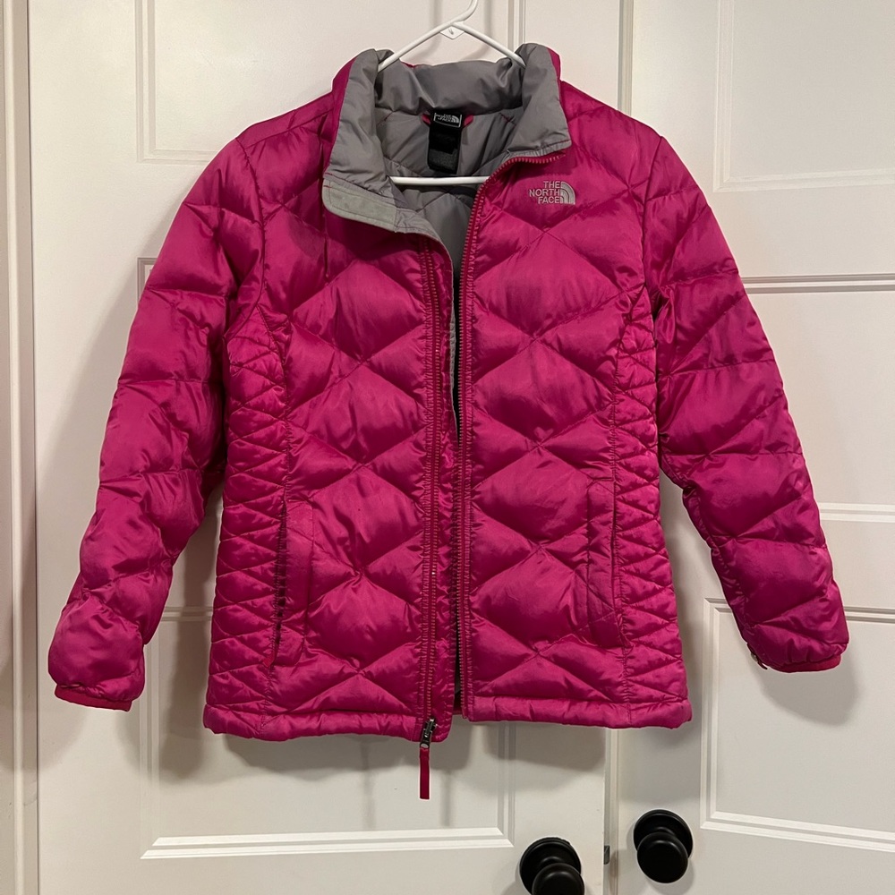 Hot Pink North Face jacket